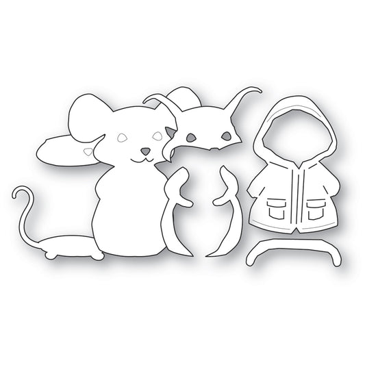 Memory Box 94897 Rainy Day Mouse craft die