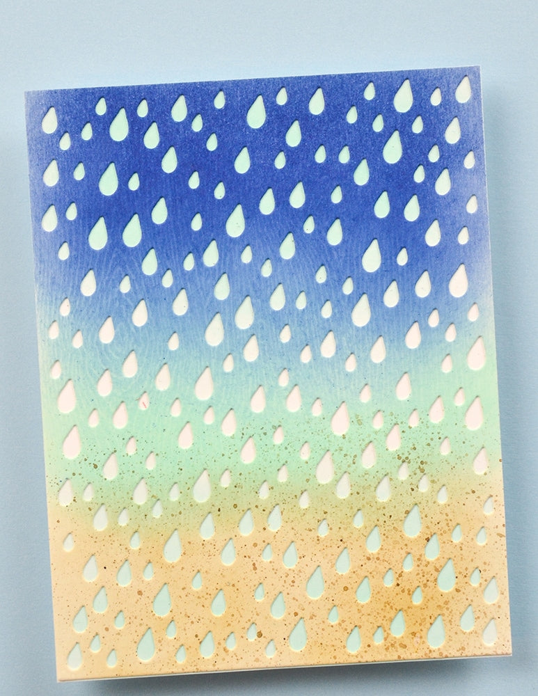 Memory Box 94902 Raindrop Plate craft die