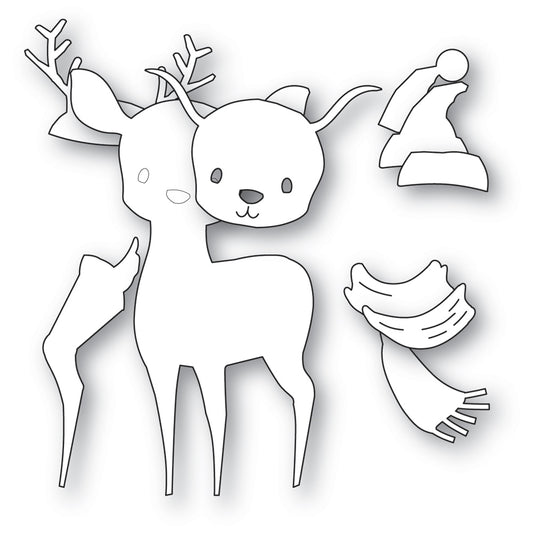 Memory Box 94966 Festive Fawn Craft Die