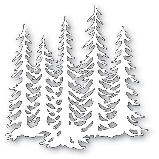 Memory Box 94969 Evergreen Tree Stand Craft Die