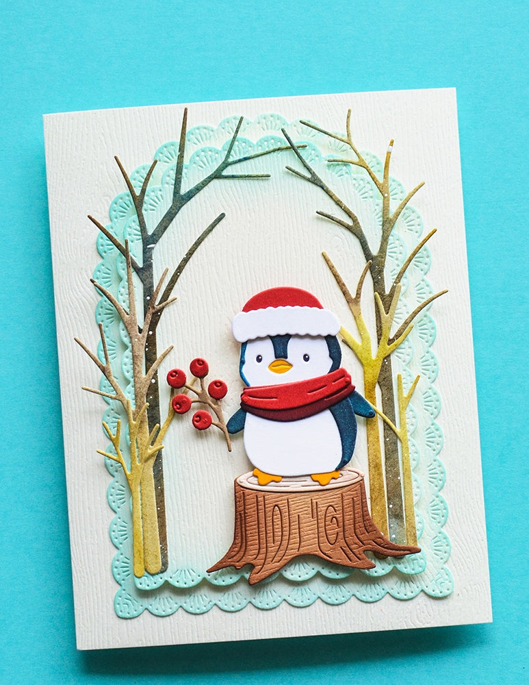 Memory Box 94990 Snuggled Penguin Craft Die