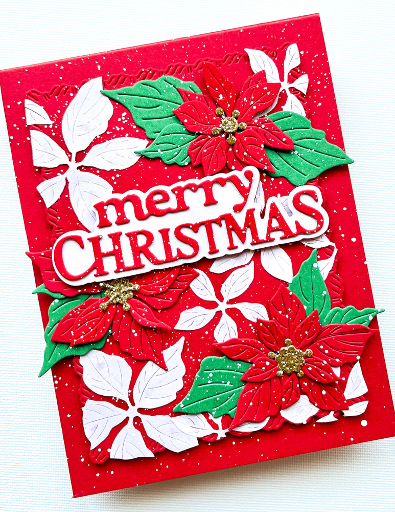 Memory Box 95001 Merry Christmas Timeless Script Craft Die