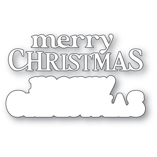 Memory Box 95001 Merry Christmas Timeless Script Craft Die