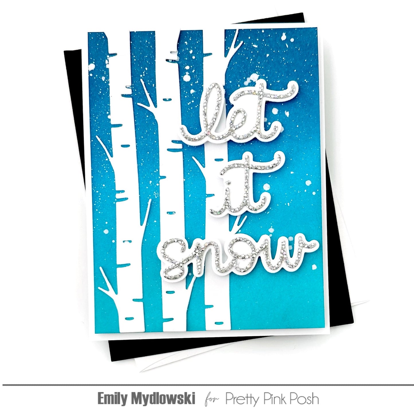 Pretty Pink Posh Let It Snow Shadow die