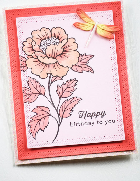 Memory Box CL5291 With Sympathy Clear Stamp Set