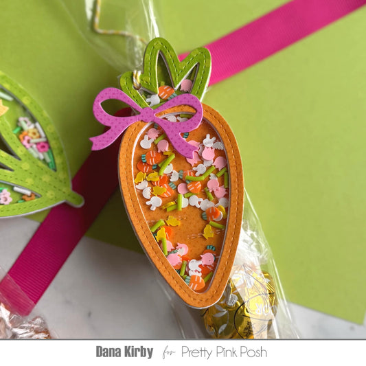 Pretty Pink Posh Carrot Shaker die