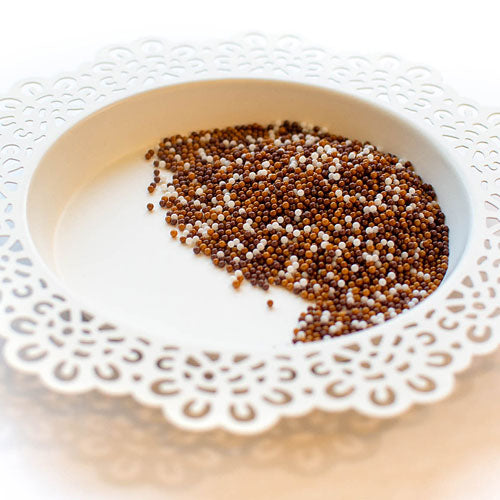 Pretty Pink Posh Shaker Beads Chocolate