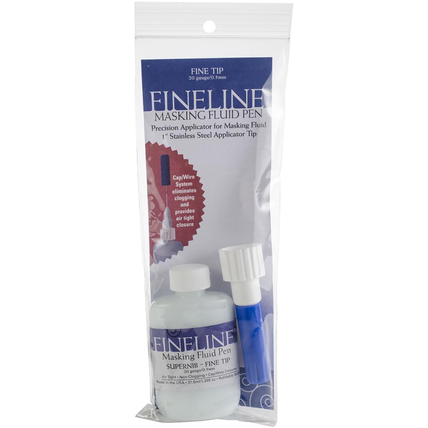 Fineline 20 Gauge Applicator & Bottle W/Masking Fluid