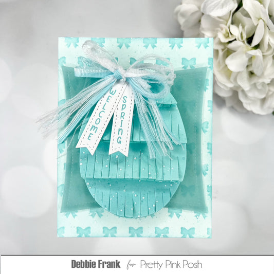 Pretty Pink Posh Upright Greetings: Easter stamp set
