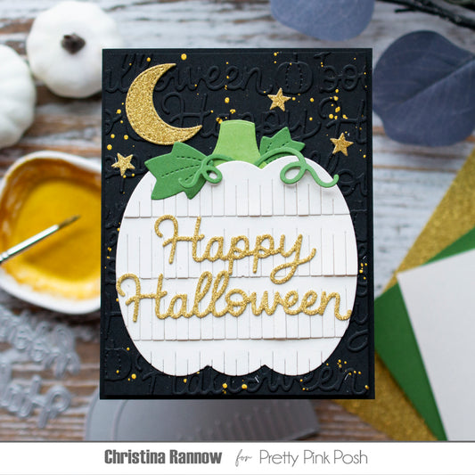 Pretty Pink Posh Happy Halloween Shadow Die