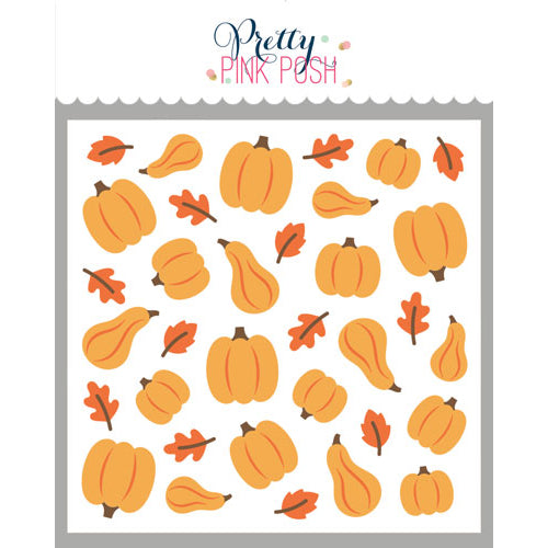Pretty Pink Posh Layered Autumn Harvest Stencil (3 layer)