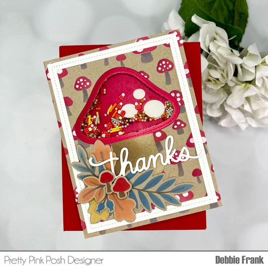 Pretty Pink Posh Mushroom Shaker Die Set