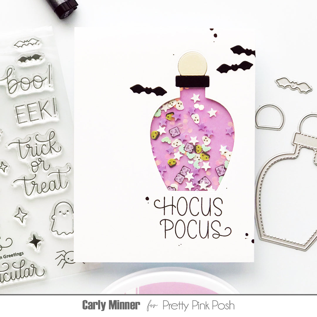 Pretty Pink Posh Potion Bottle Shakers Dies