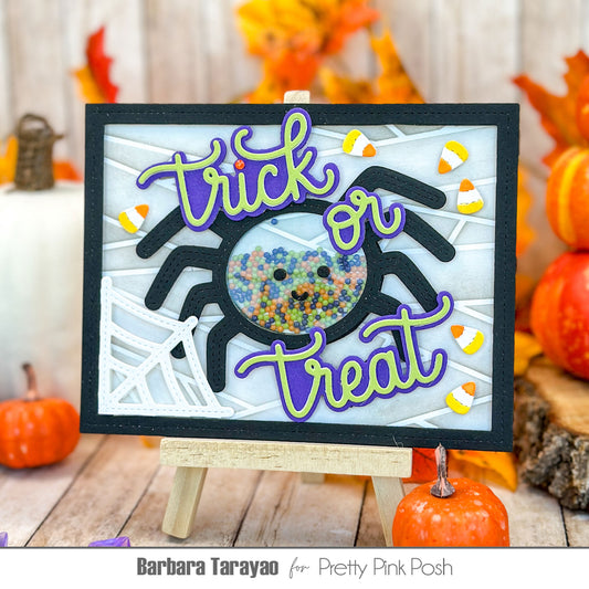 Pretty Pink Posh Trick or Treat Shadow Die