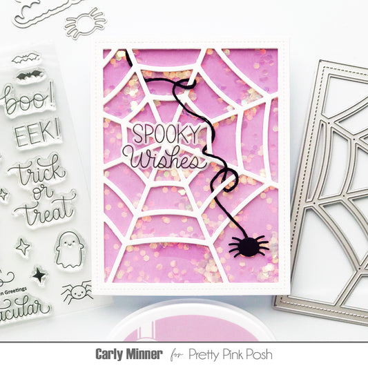 Pretty Pink Posh Spider Web Cover Die