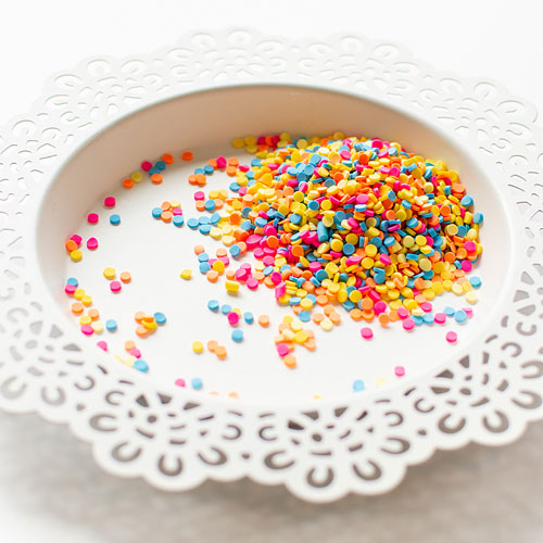 Pretty Pink Posh Clay Confetti Summertime