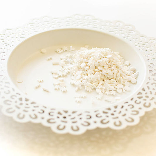 Pretty Pink Posh Clay Confetti Winter Wonderland