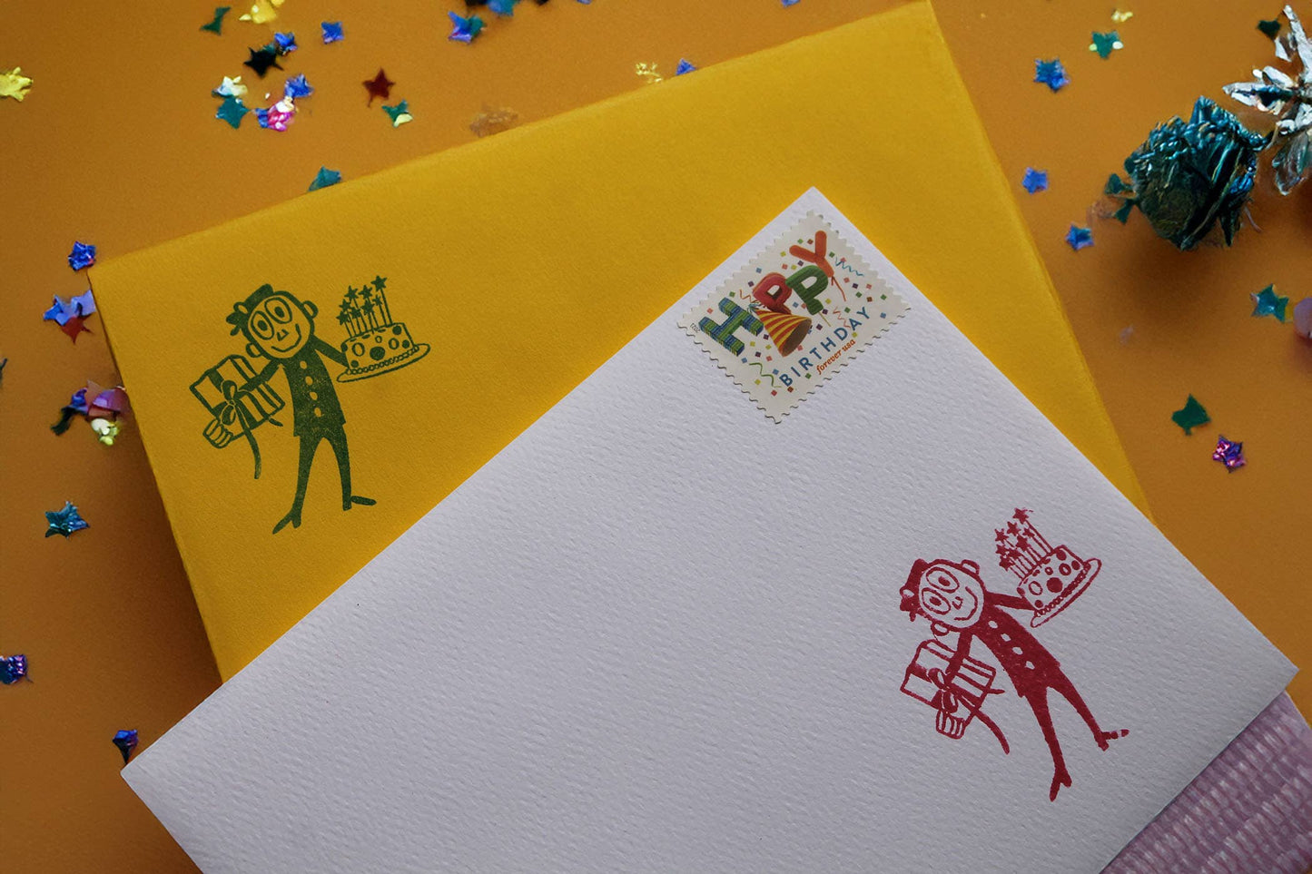 Mr Zip Birthday stamp