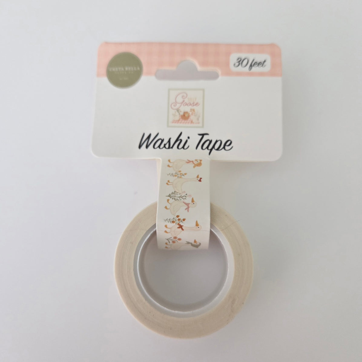 Carta Bella Silly Goose Washi Tape Goose Garden