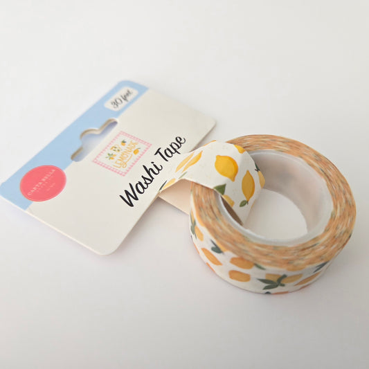 Carta Bella Lemonade Washi Tape Freshly Picked Lemons