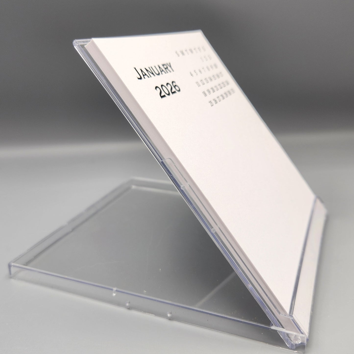 Large Empty Calendar Case