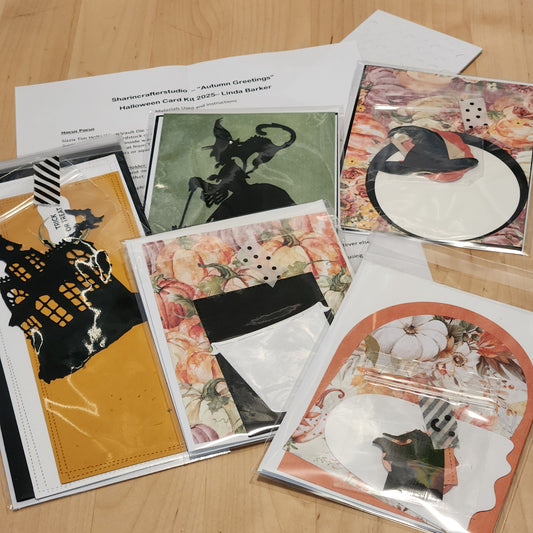 Autumn Greetings Card Kit 2025 by Linda Barker