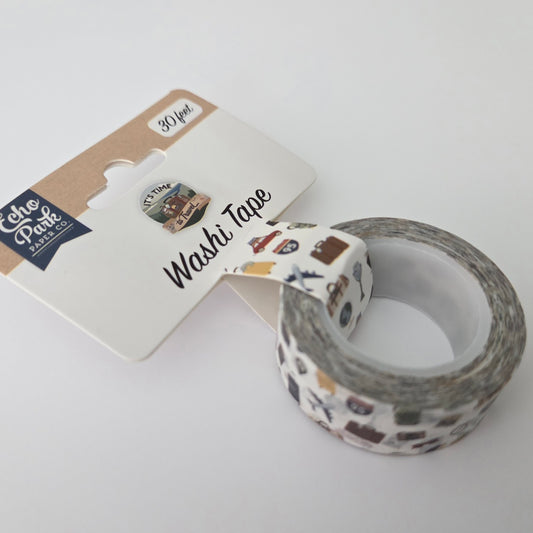 Echo Park It's Time To Travel Washi Tape Travel Day Icons