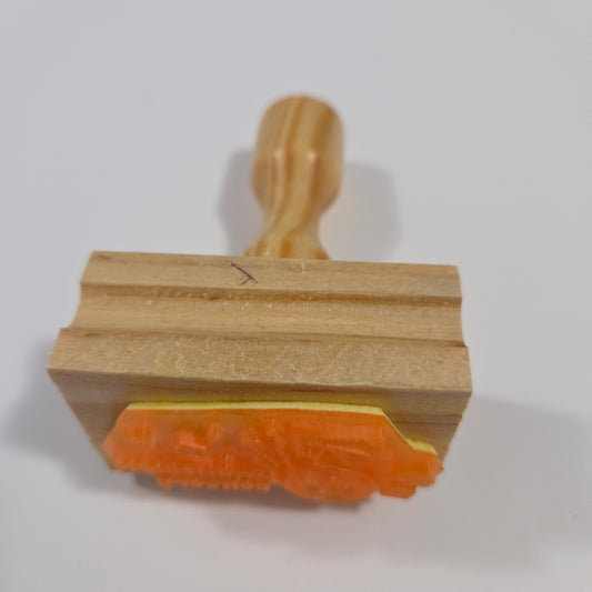 Snailtastic Rubber Stamp