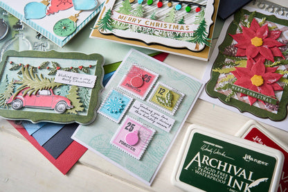 Sizzix Framelits Die & Stamp Set By 49 And Market 38/Pkg - Special Delivery