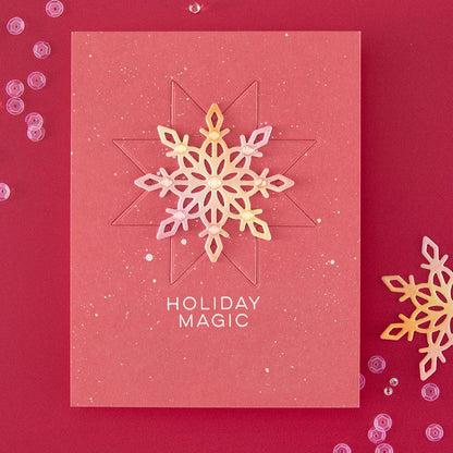Hero Arts Modern Holiday Greetings Clear Stamp Set CM815