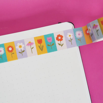 Flower Blocks Washi Tape