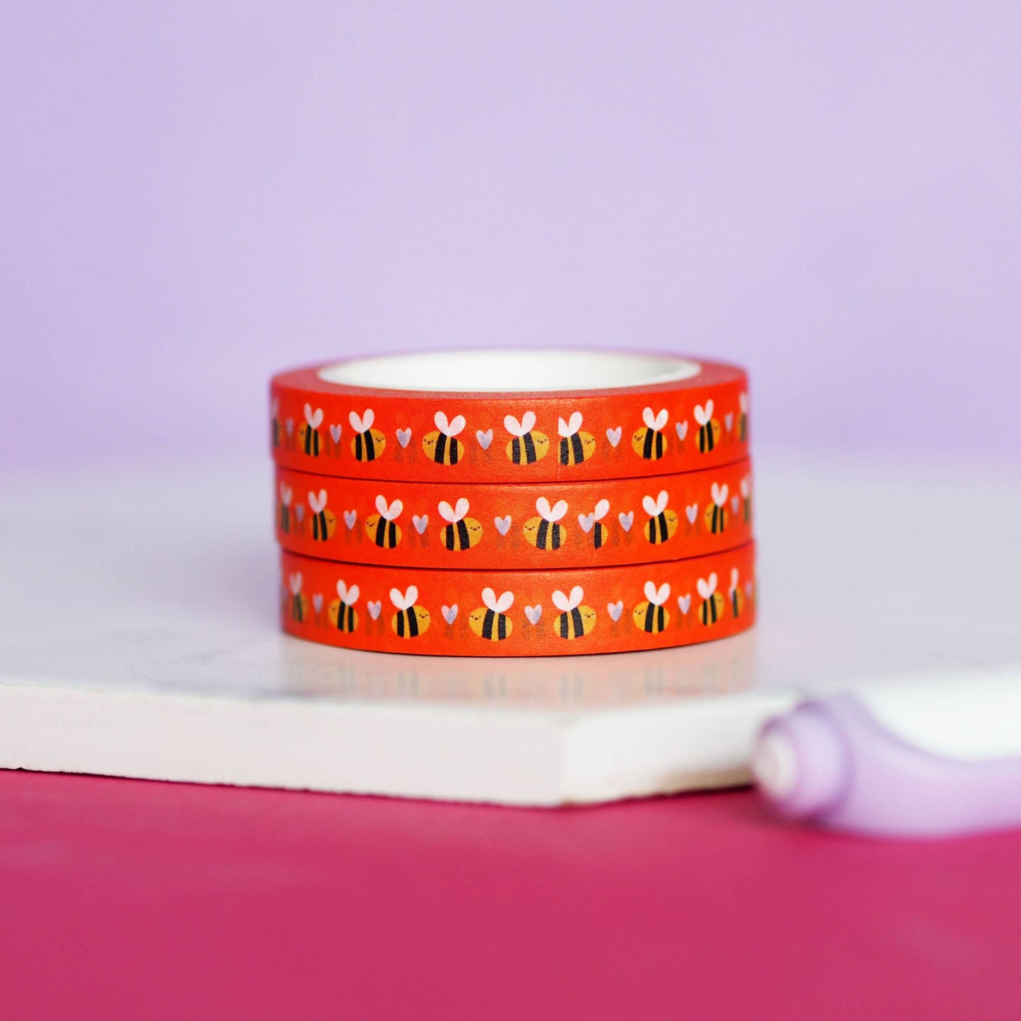 Tiny Bees Colourful Washi Tape