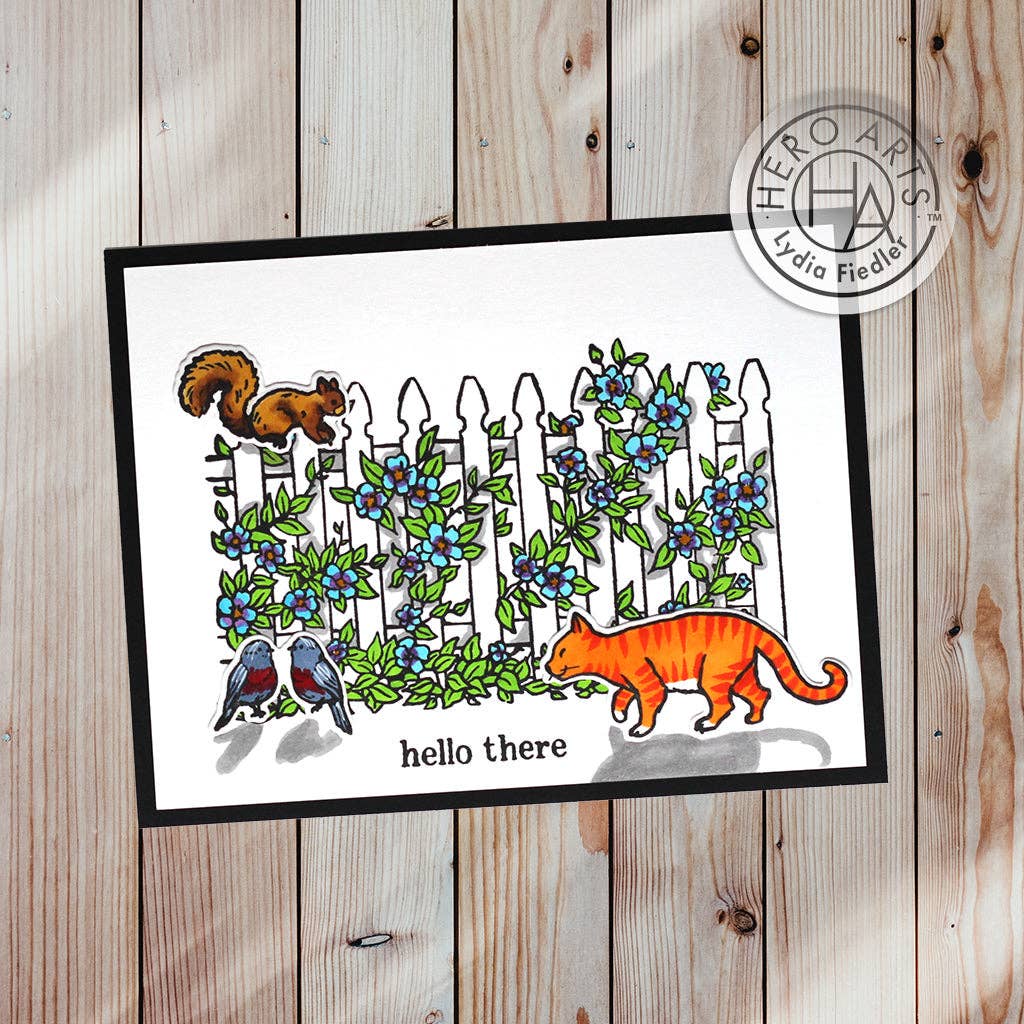 Hero Arts Garden Critters Stamps & Dies Bundle SB355