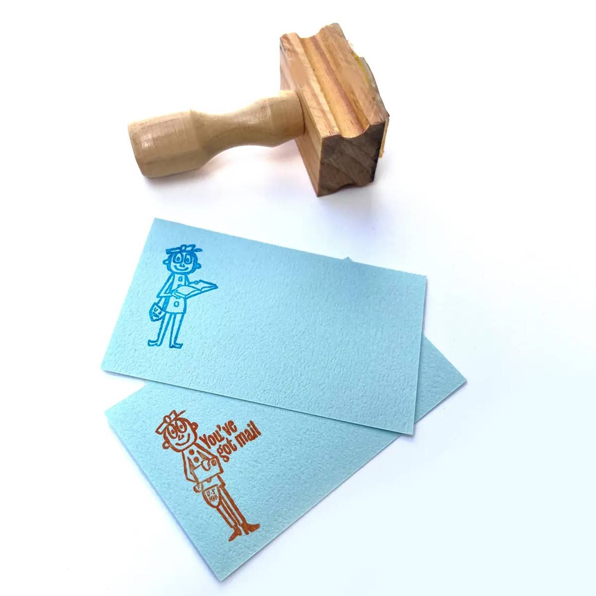 Mr Zip Vintage Snail Mail Stamp