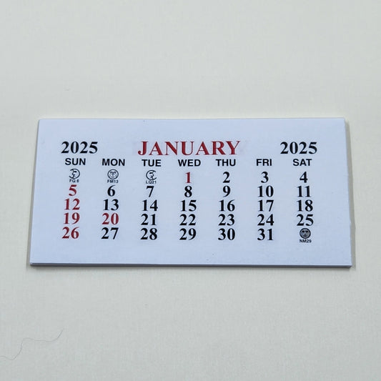 3" x 1 1/2" - 2025 calendar pads