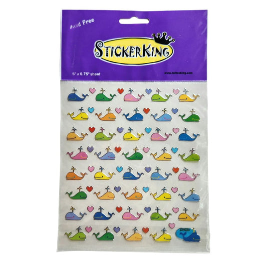 Sticker King Whales Sticker sheet 224025