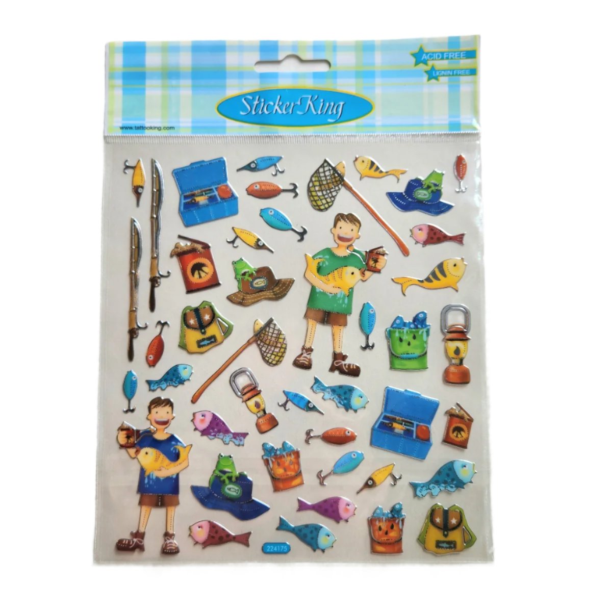 Sticker King Fishing Sticker sheet 224175