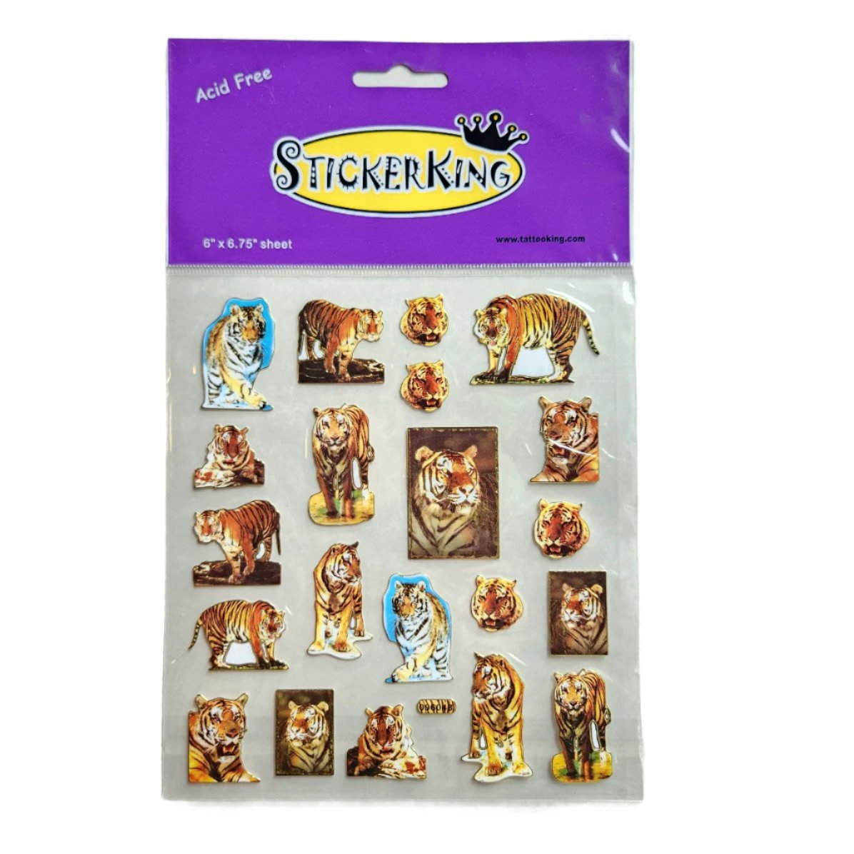 Sticker King Tiger Sticker sheet 096048