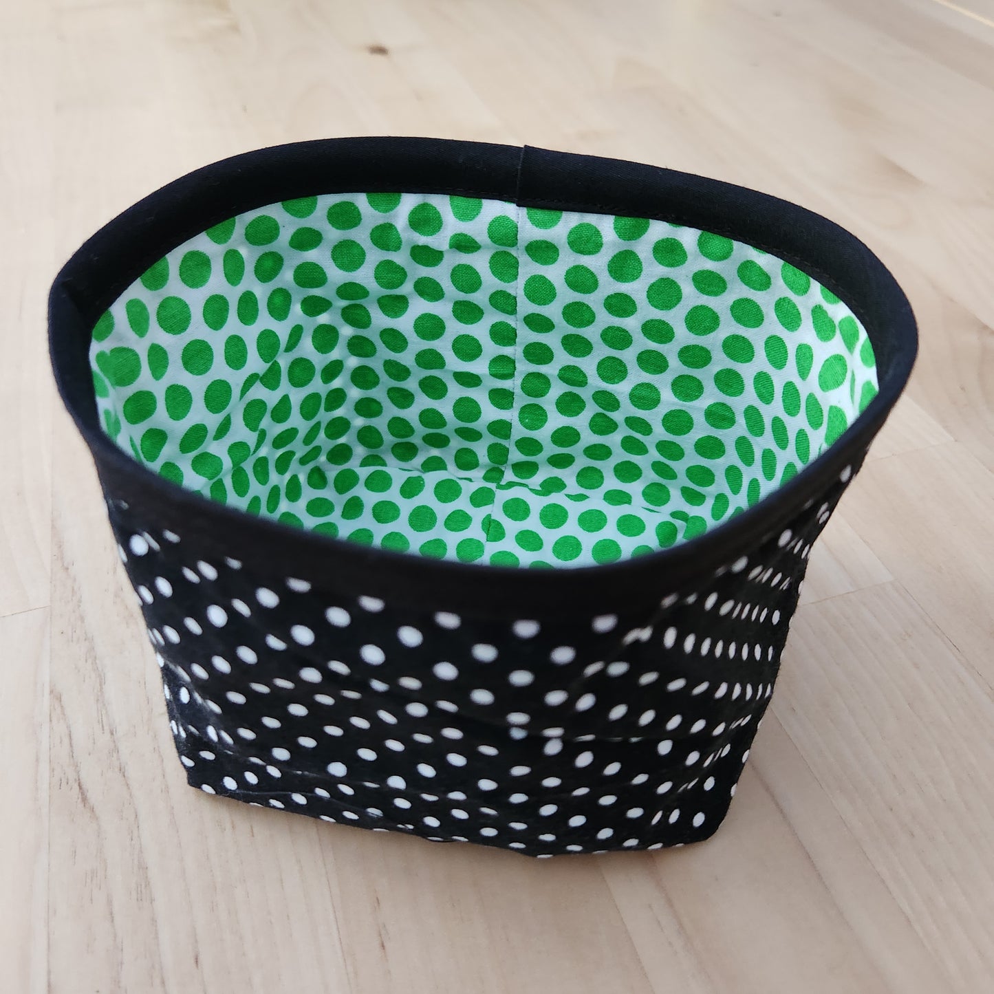 Reversible Fabric Basket - Dots