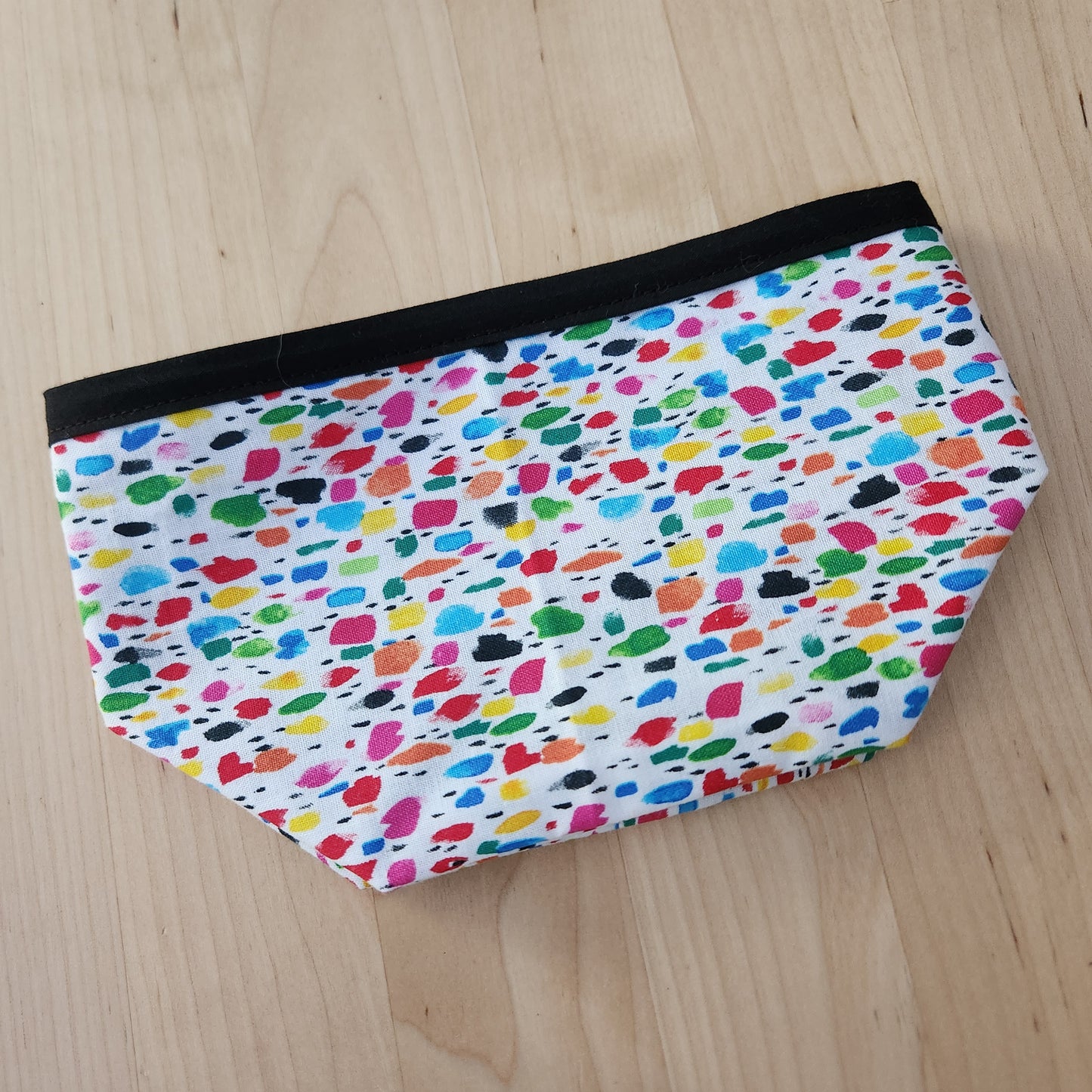 Reversible Fabric Basket - Paint Dots