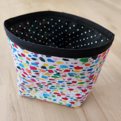 Reversible Fabric Basket - Paint Dots