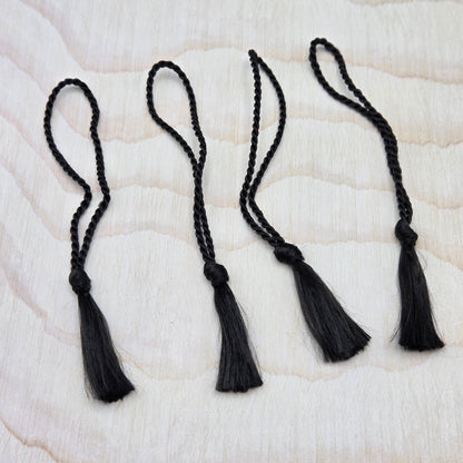 Bookmark Tassels Black