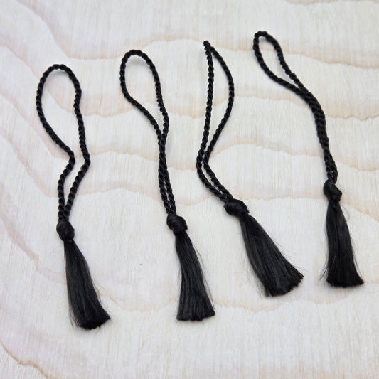 Bookmark Tassels Black