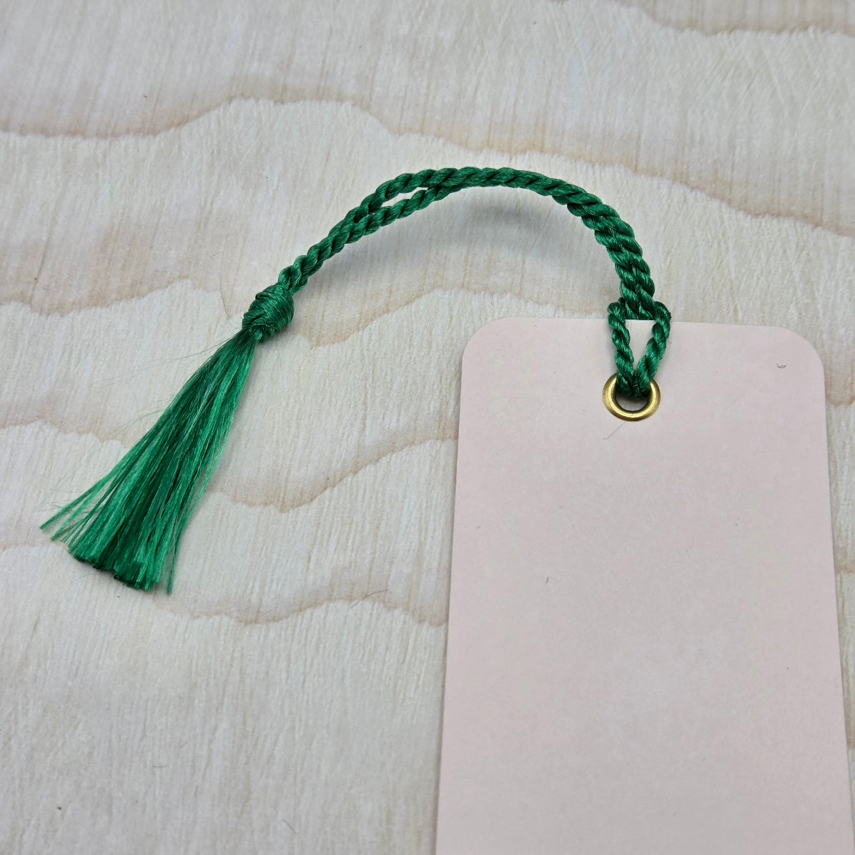 Bookmark Tassels Kelly Green