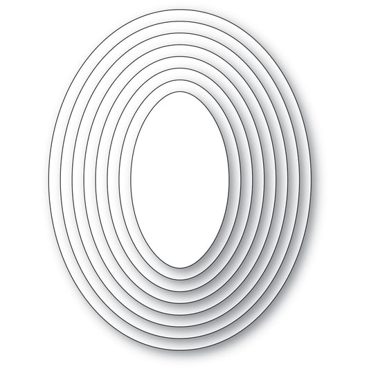 Poppystamps 2477 Basic Ovals Set craft die