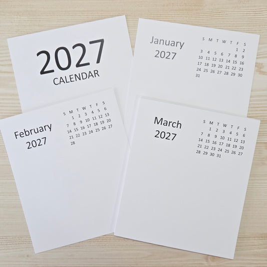 2027 DIY Calendar Large