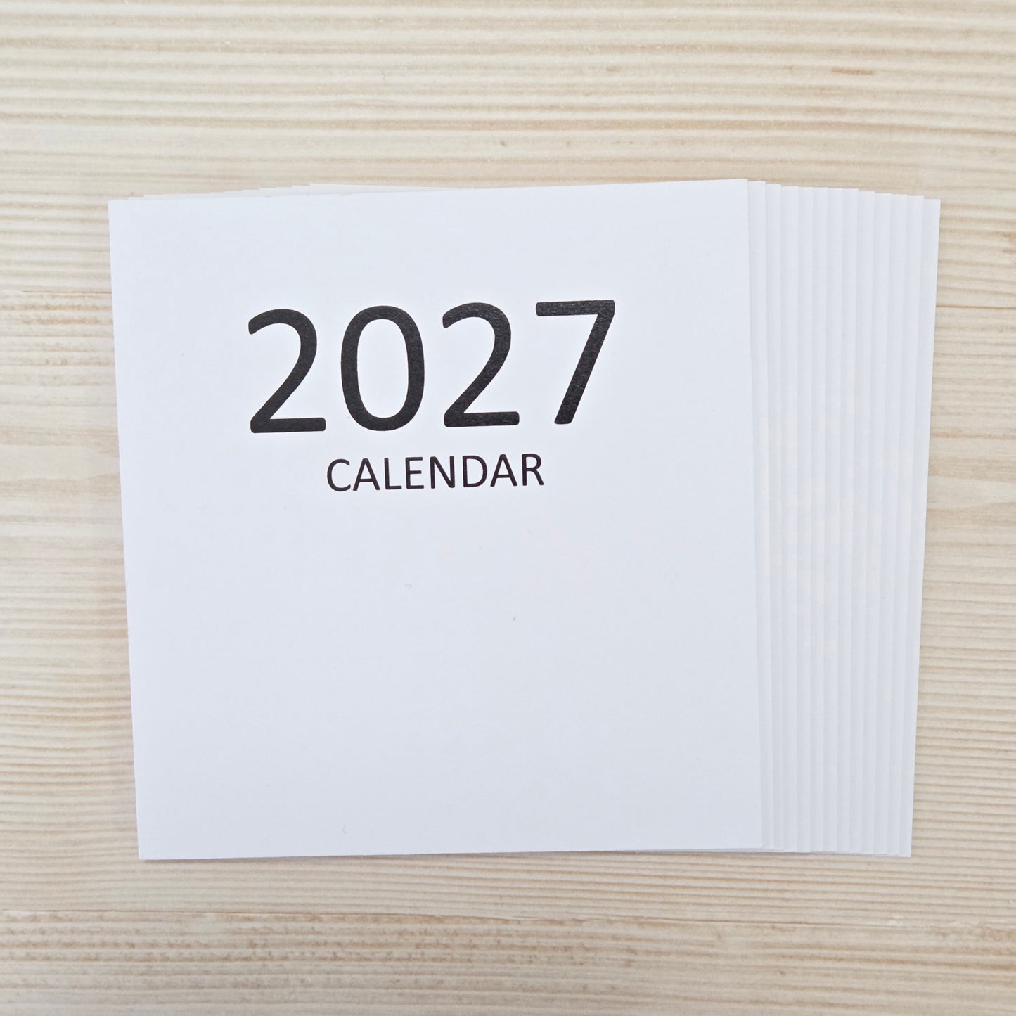 2027 DIY Calendar Small