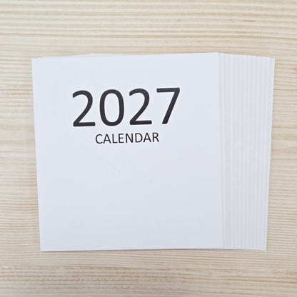 2027 DIY Calendar Small