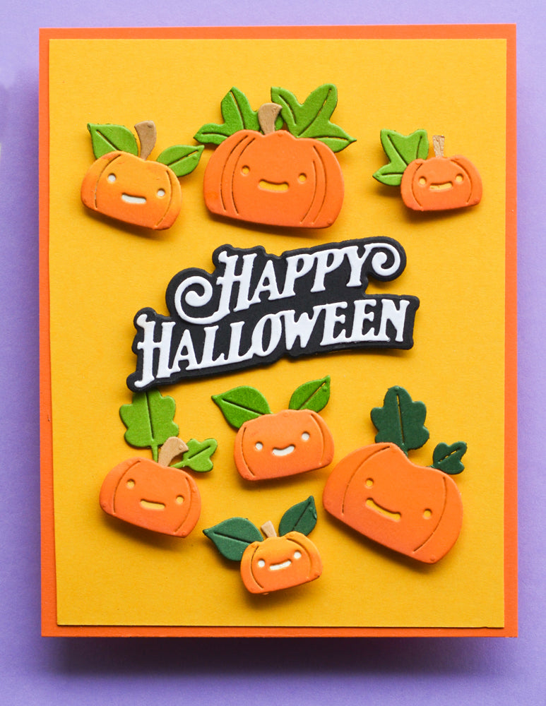 Poppystamps 2591 Lavish Happy Halloween craft die