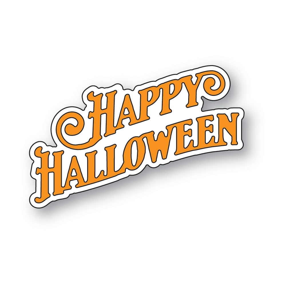 Poppystamps 2591 Lavish Happy Halloween craft die